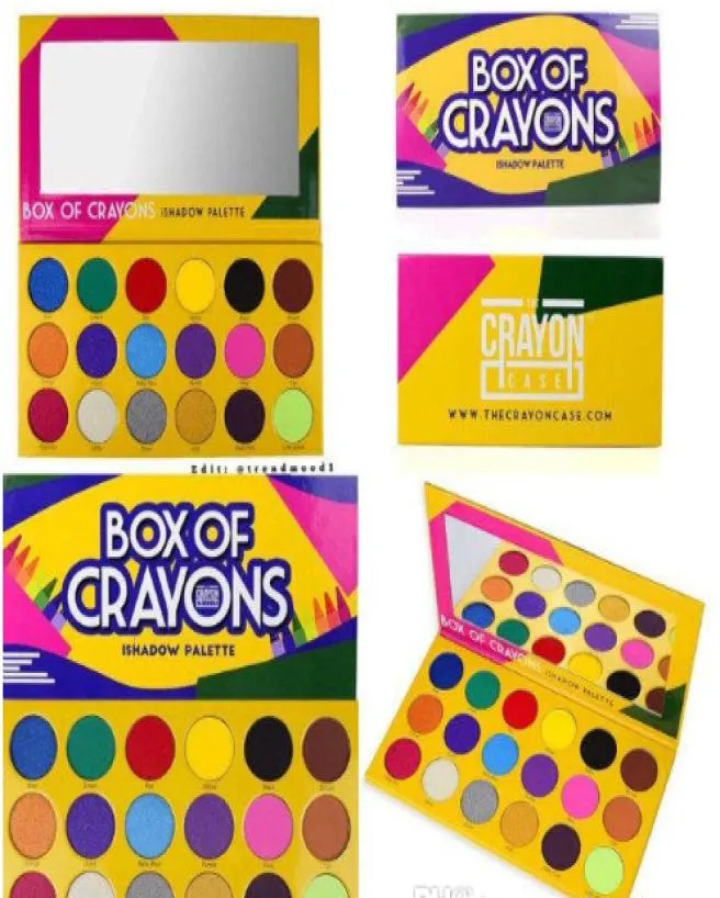 In Stock BOX OF CRAYONS Shadow palette Eyeshadow Palette 18 Colors New Makeup Eye Shadow the lowest 3851409