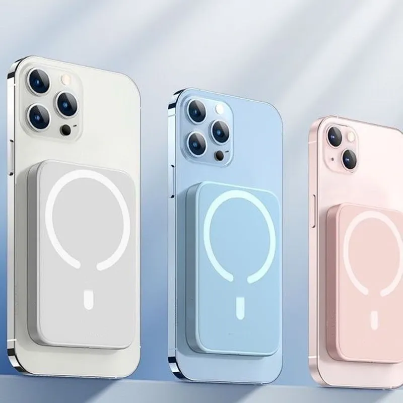 Magnetic Wireless Power Bank 5000mAh Fast Charging Portable