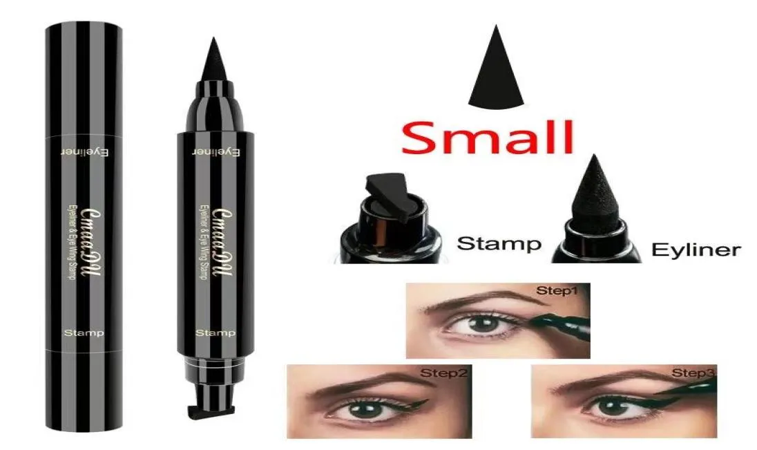 Neues Produkt, doppelköpfiger Eyeliner, langlebiger, dicker, wasserdichter flüssiger Eyeliner, doppelköpfiger Seal Tail Eyeliner 35 ml7471121