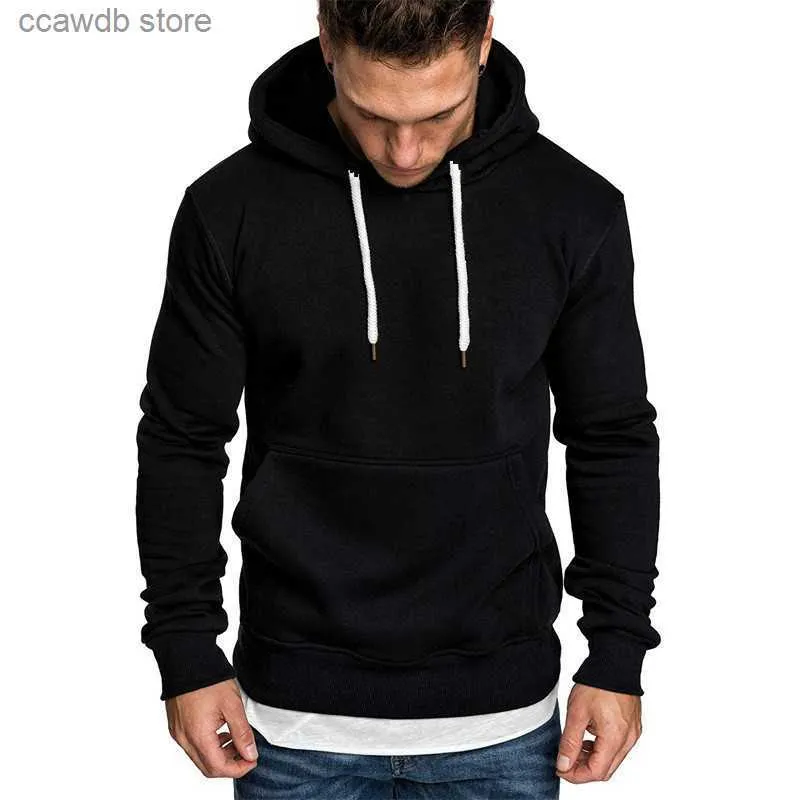 Sudaderas con capucha para hombre Sudaderas con capucha sólidas para hombre suéter para hombre T231109 novedad de 2023