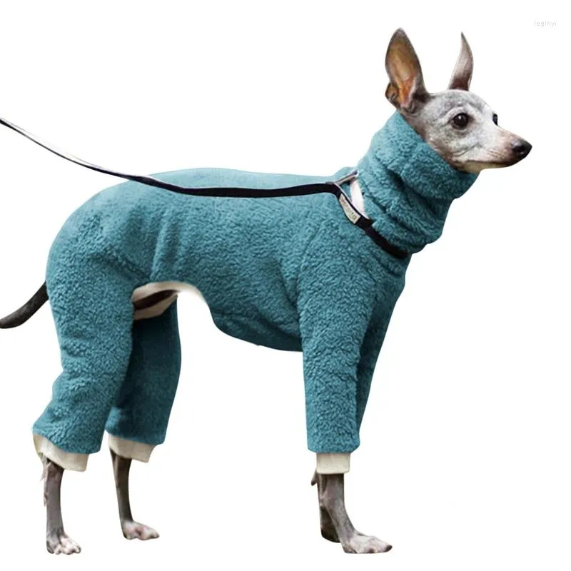 Dog Apparel Pet Winter Turtleneck Whippet Clothes Plush Thickening Italian Greyhound Coat Gree Bedlington Small Medium Dogs Jacket