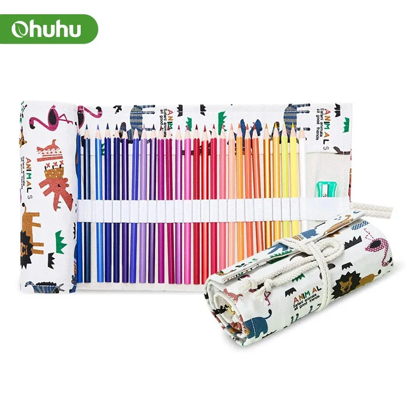 Цветной карандаш Ohuhu Профессиональный набор масляных цветных карандашей Мягкое дерево Акварельные карандаши для рисования Карандаши для школьников Товары для творчества 231108