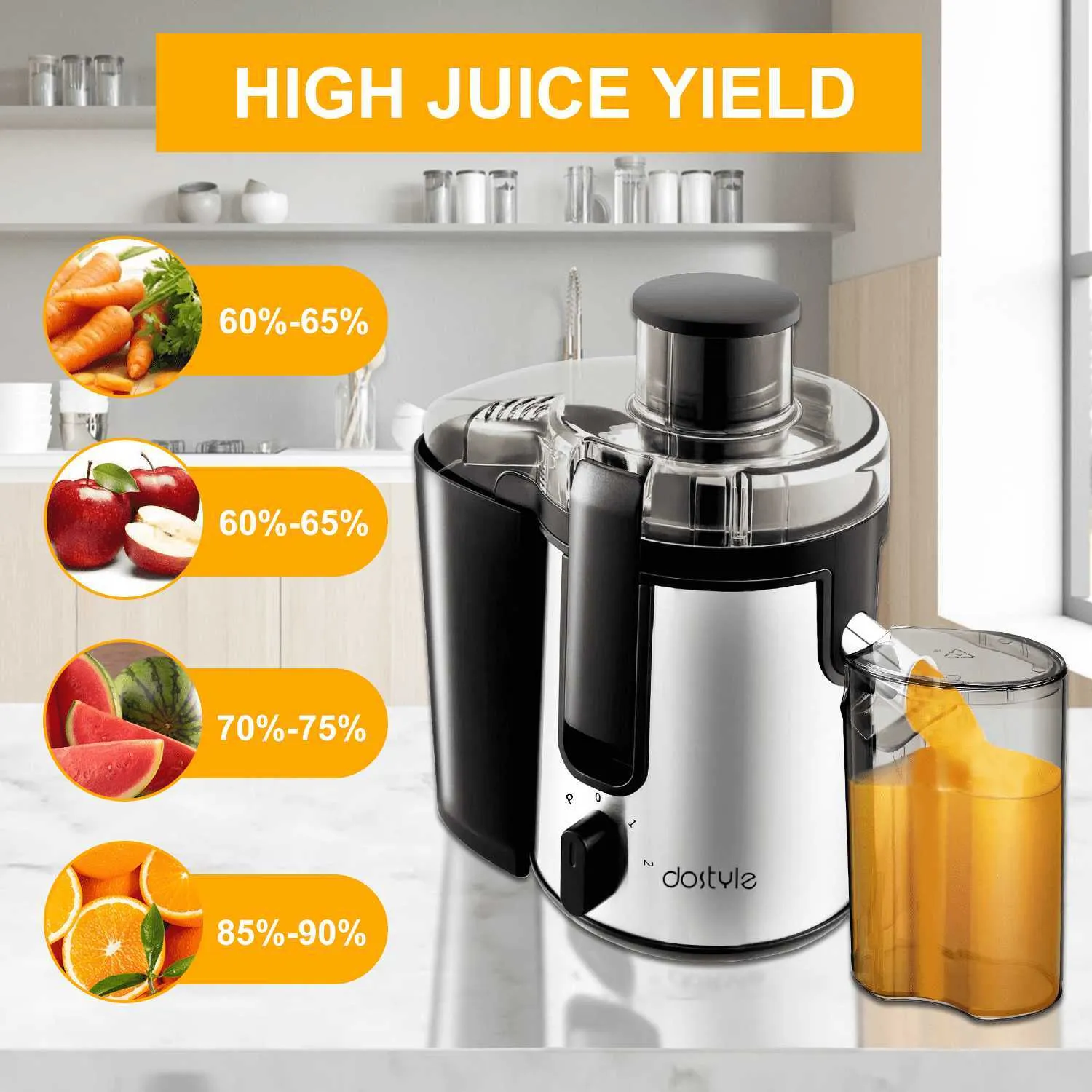 Juicers Slow Masticating Juicer Machine 2 Speed... From Qiuti20  display picture 1
