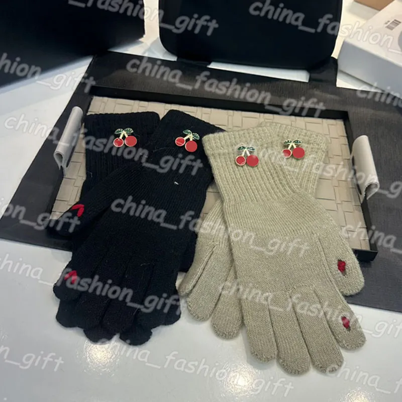 Gant de créateur pour femmes, gant chaud d'hiver, classique pour hommes, gants en cachemire de haute qualité, gants de Sport en plein air