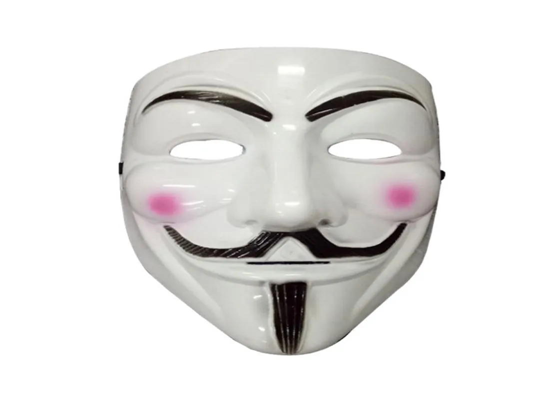 V Mask أقنعة مجهولة من Guy Fawkes Halloween Fant Dress Costume Geek4476325