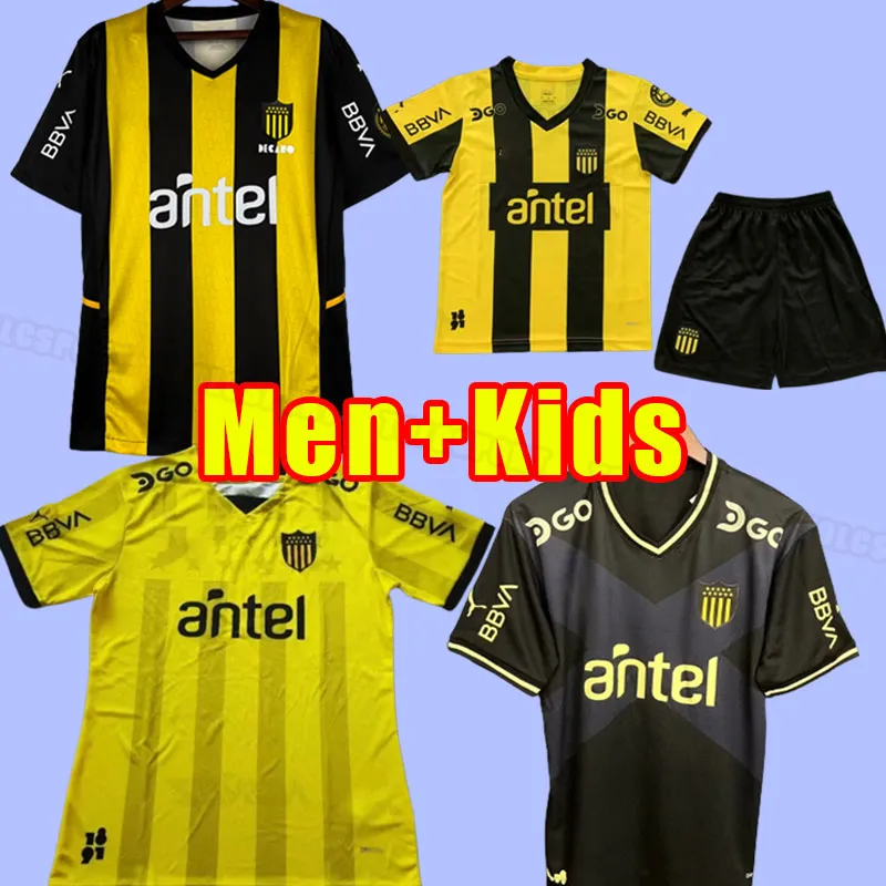 23/24 Uruguay Penarol Futbol Formaları 131 Anos Ana Uzak Hatıra Baskı 2023 2024 Kulüp Atletico Penarol C.Rodriguez Gargano Erkek Kids Kit Futbol Gömlek