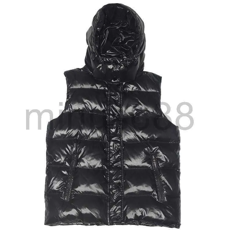 Mulheres coletes para baixo jaqueta para mulheres homens unisex designer com capuz inverno puffer colete casacos outerwear jaquetas de etiqueta completa bordado badgupza
