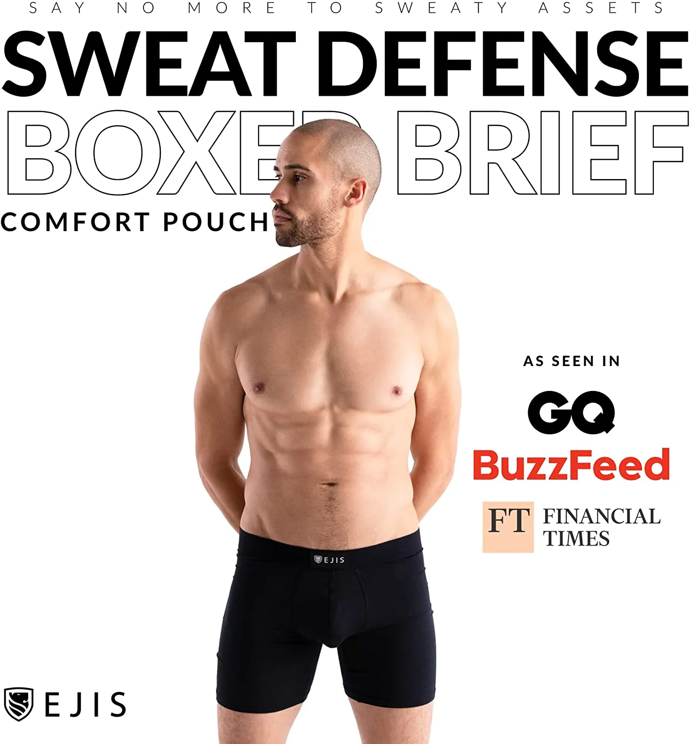 Ejis Micro Modal Sweat Defense Boxer Brief Back Pouch Comfortable And  Sweatsproof From Jtmf, $75.11