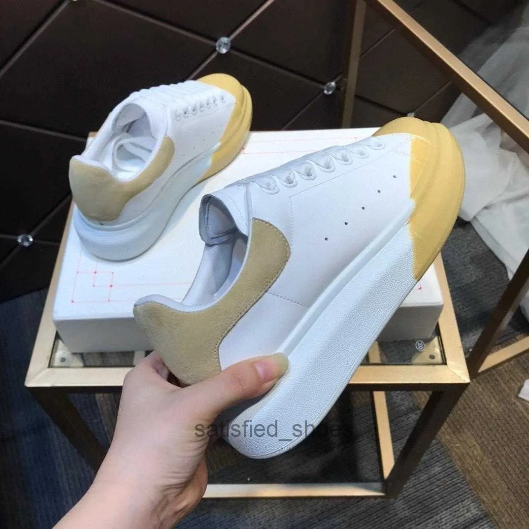 Designer överdimensionerade sneakers vita svarta läder tygskor män och kvinnors platta snörningsplattform höjd sneakers