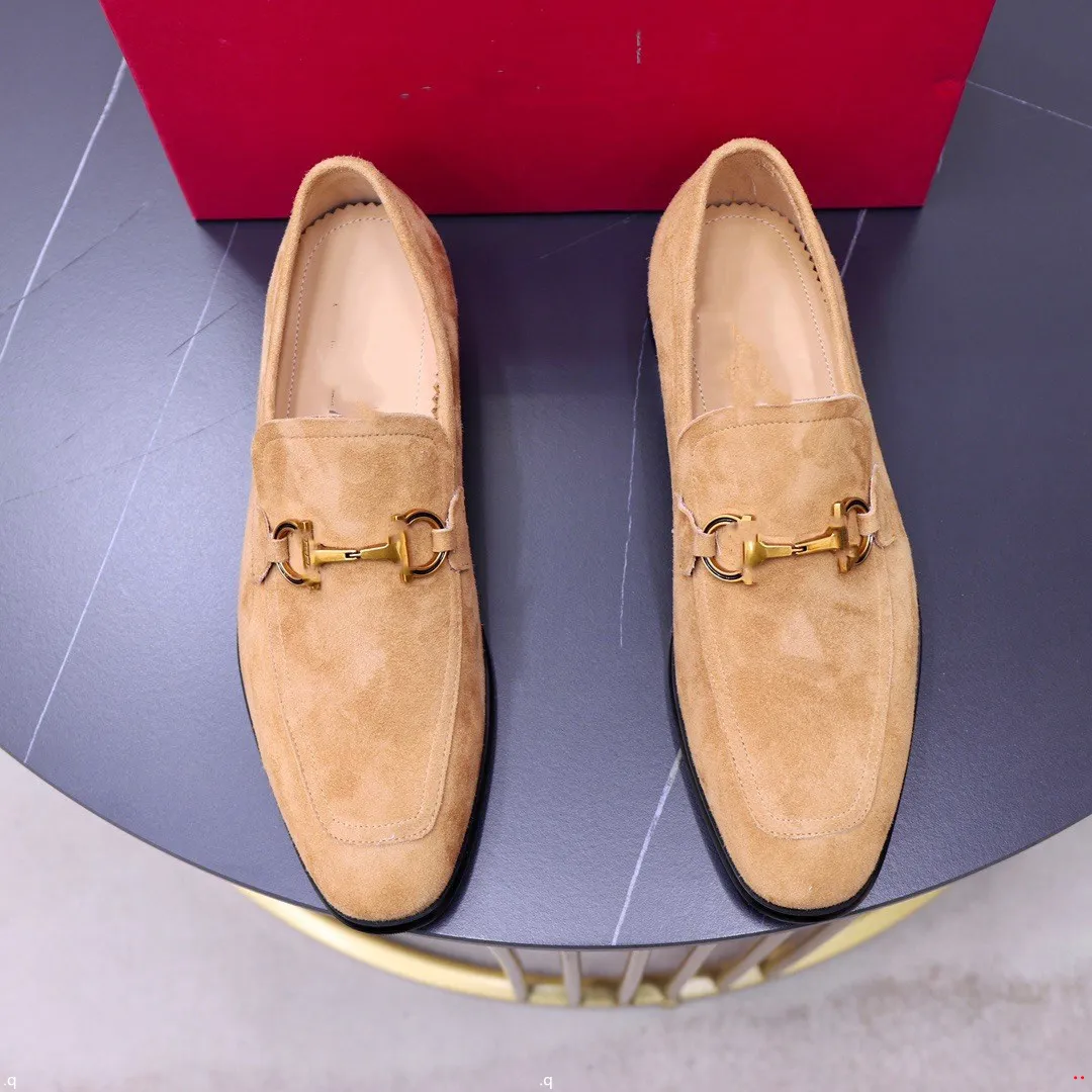 Fashion Mens Chocolate Brown Suede Monk Strap Loafers Gold Buckle Size 45 Suede Double Monk Loafers Brown | Lodevole main image 3