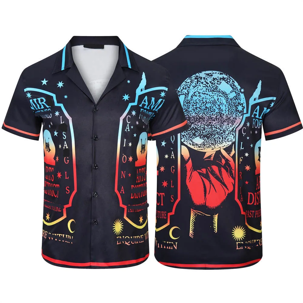 Mäns casual skjortor designer skjorta mens knapp upp skjortor tryck bowling skjorta hawaii blommor män smal passande kort ärm klänning hawaiian belkis toppstorlek m-xxxl