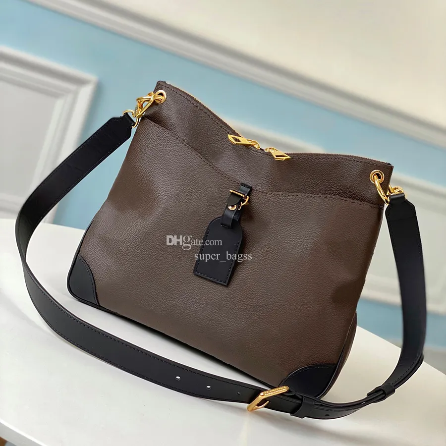 Luxo crossbody saco designer bolsa de ombro 31 cm bolsa couro genuíno delicada imitação hobo saco com caixa yl108