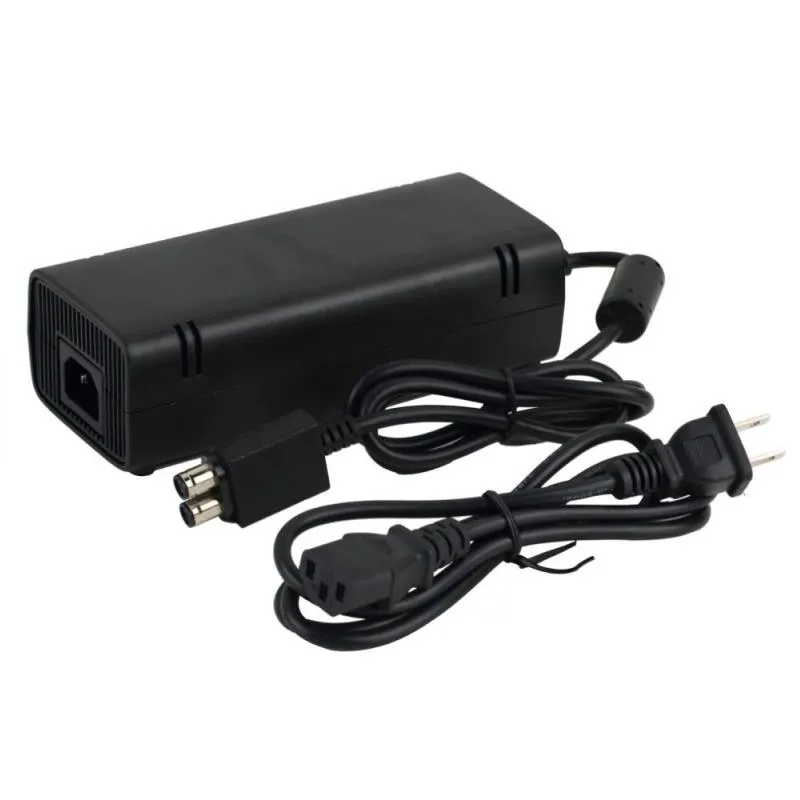 Freeshipping Black 135W 12V AC Adapter Power Supply Cord Charge Charging Charger Power Supply Cord Cable for Microsoft for Xbox 360 Sli Bgio