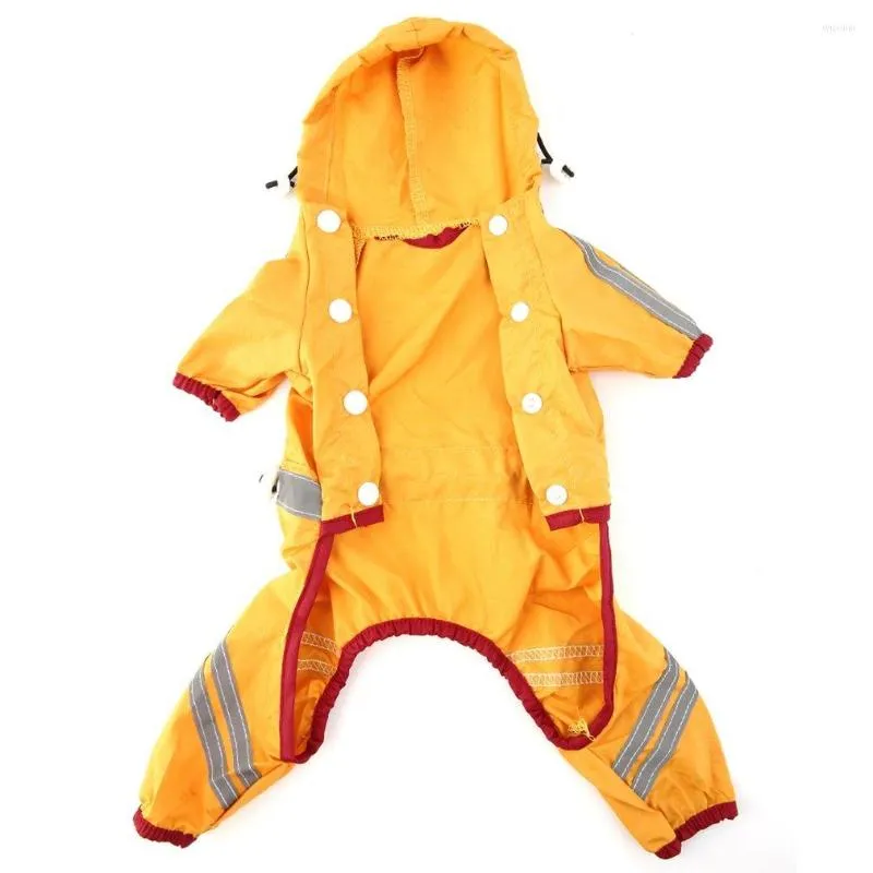 Hundkläder Hing Quality Pet Puppy Cat Glisten Bar Hoody Casual Waterproof Rain Raincoat Jacket kläder XL Produktdroppe