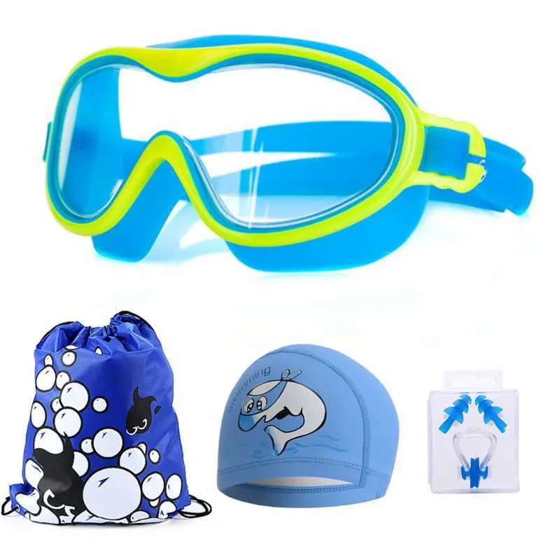 Goggles Children Swimming Goggles Anti Fog Waterproof kids Cool Arena Natacion Swim Eyewear Boy Girl Professional Pool Swimming Glasses P230408