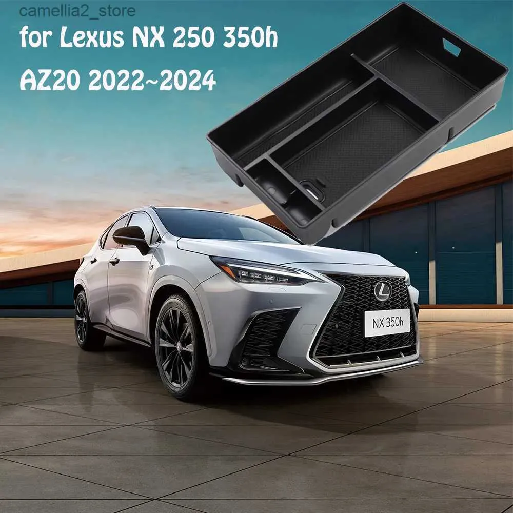 Auto Organizer Auto Mittelarmlehne Aufbewahrungsbox für Lexus NX 250 200 350h AZ20 2022 2023 2024 Mittelkonsole Beflockung Organizer Container Auto Q231109