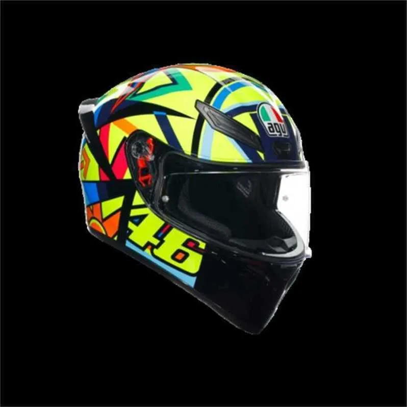 AGV Full Helmets Men and Women's Motorcycle Helmets AGV K1-S SOLELUNA 2017 Sport Urban Touring Helmet E2206 Wn-onro