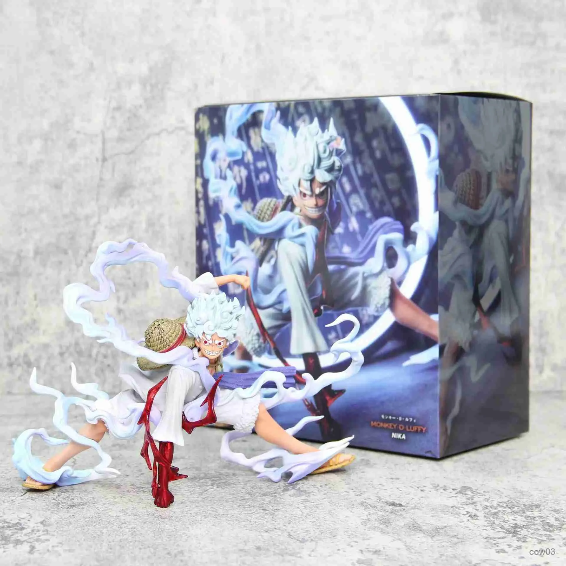 Anime 19 centimetri One Piece Anime Figura Dio Sole Nika 5 Action Figures Collezione di statue di bambole Ornamento Modello Giocattolo Regalo R231109