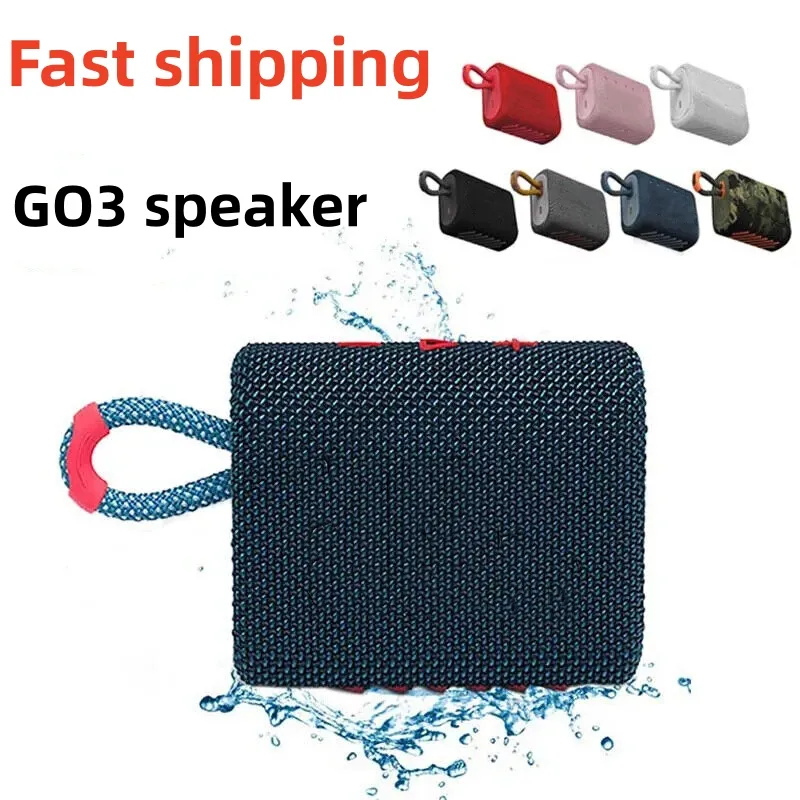 Alto-falantes GO3 sem fio bluetooth jbls alto-falante mini portátil IPX7 à prova d'água alto-falantes portáteis bluetooth música ao ar livre bob-vendedor armazém local