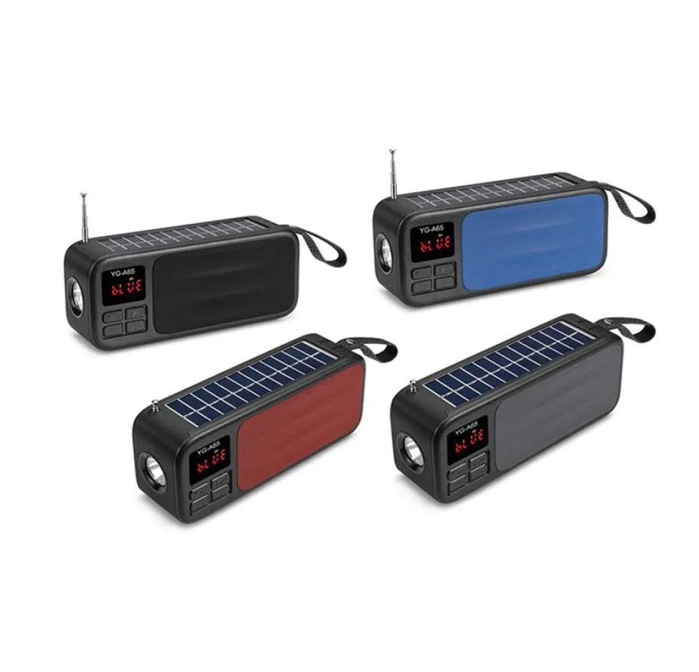 Trådlös Bluetooth -högtalare Solar Charging FM Radio24290129769545