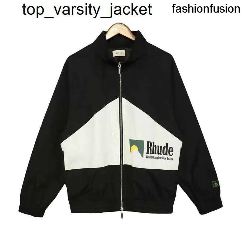 giacca rhude Giacche oversize primavera autunno Cappotto sottile Giacca da uomo sportiva giacca a vento esplosione Cappotto da uomo bomber