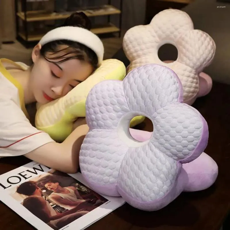 DHgate Multifunctional Office Nap Pillow for Desk Napping Double Sided Floral Print Cushion Home Garden