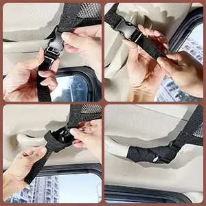 Upgraded Car Ceiling Cargo Net