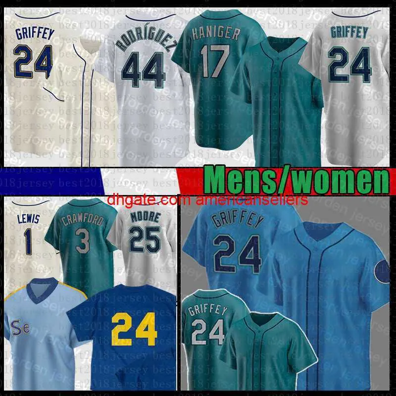 Baseball Jerseys Ken Griffey Jr. Julio Rodriguez Jersey Jake Fraley Tom Murphy Luis Torrens Jarred Kelenic Abrah