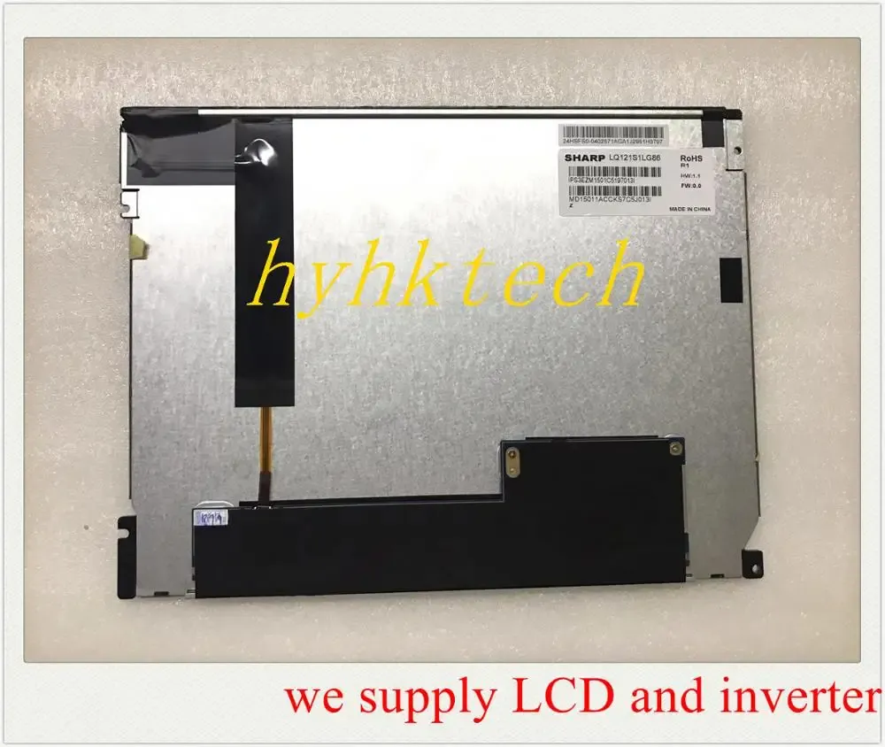 Fornecimento LQ121S1LG86 display LCD de 12,1 polegadas, novo grau A + em estoque, teste de trabalho