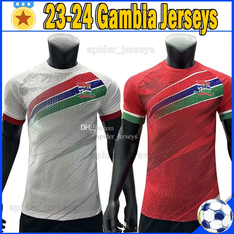 Gambia National Football Team Soccer Jersey 2023 2024, Ceesay, Trawally
