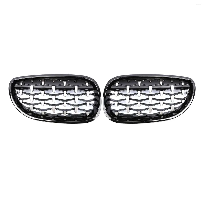 Steering Wheel Covers Front Bumper Kidney Grill Diamond Grille For E60 E61 5Series 550I 535I M5 2003-2010 Meteor