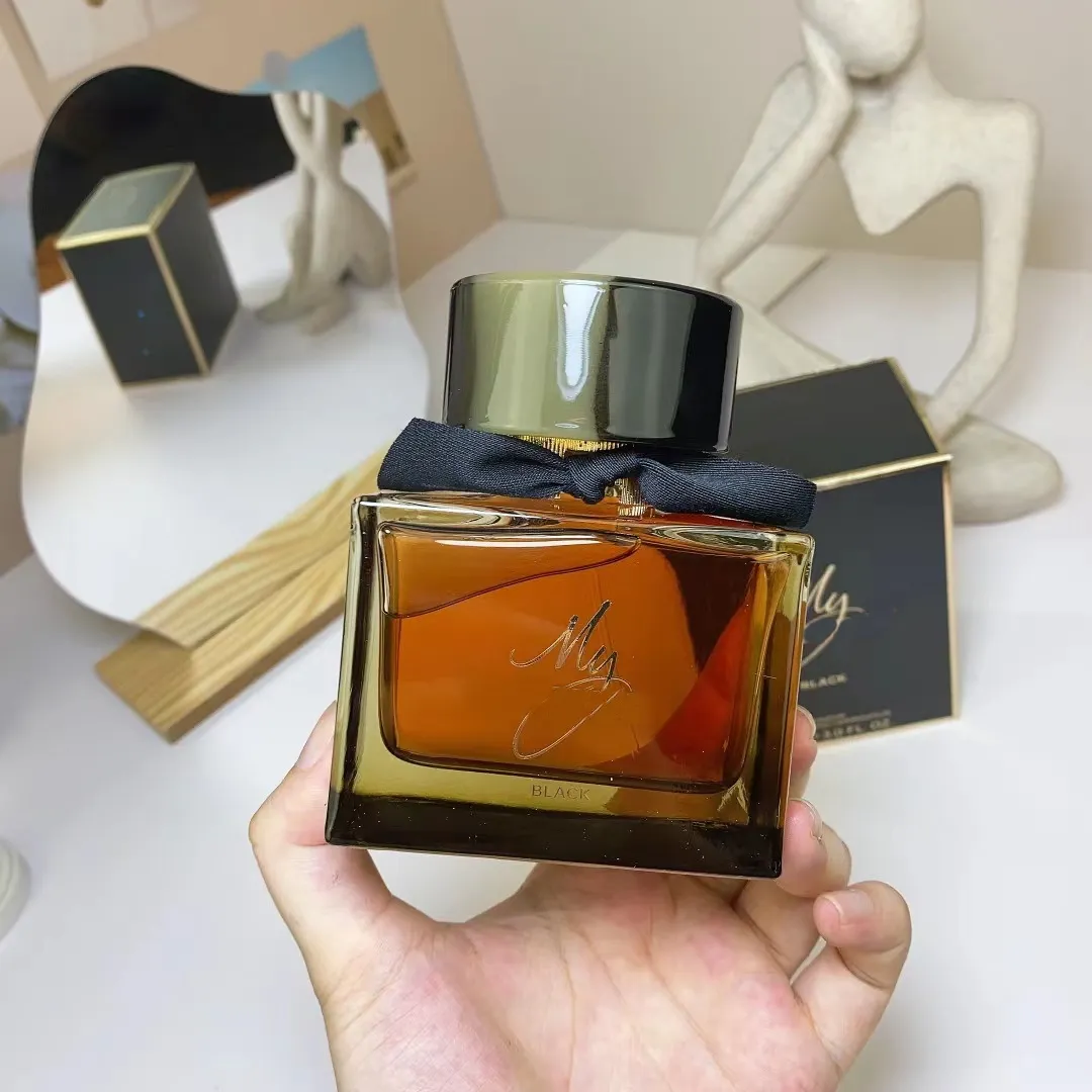 Long Lasting EDP Perfume For Women And Men 90ml My Black Parfum