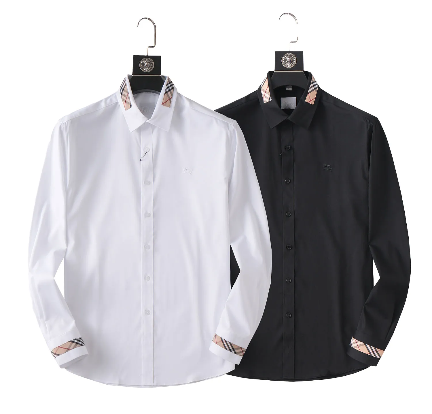 قمصان فرقة تصميم الرجال ، وقمصان ذات الأكمام الطويلة بالأبيض والأسود ، وقمصان بوتيك فاخرة ، وحجم قميص إلى الحجم الفعلي.
