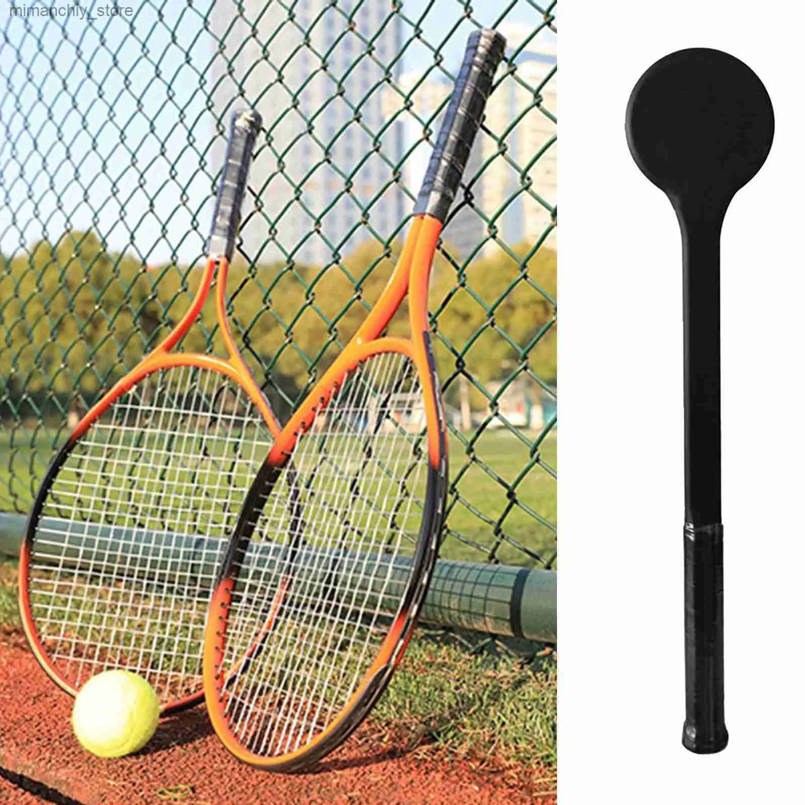 Precision Racket Trainer Premium Tennis Sweet Spot Trainer: Carbon Fiber Racket for Accurate ...