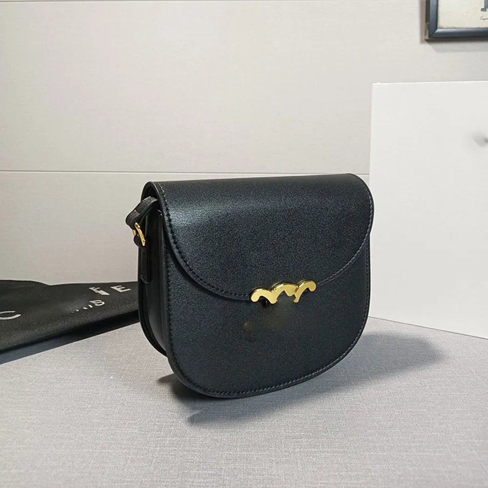 Trimphal Arch Leather Saddleバッグ新しいニッチ汎用ハイエンドクロスボディデザイナー女性女性クラシックショルダーバッグ高級クロスボディバッグ