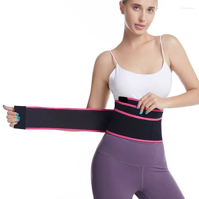 Kvinnors shapers Body Shaper Wrap Fitness Band Elastic midjebälte förlängande träning Justerbar plastband