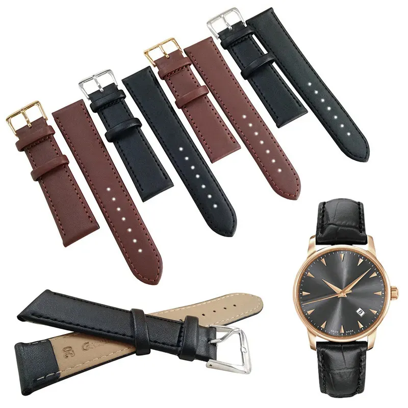 Watch Bands Genuine Leather Band Strap 8mm 10mm 12mm 14mm 16mm 18mm 20mm 22mm 24mm Belt Watchband for Men Women 231109