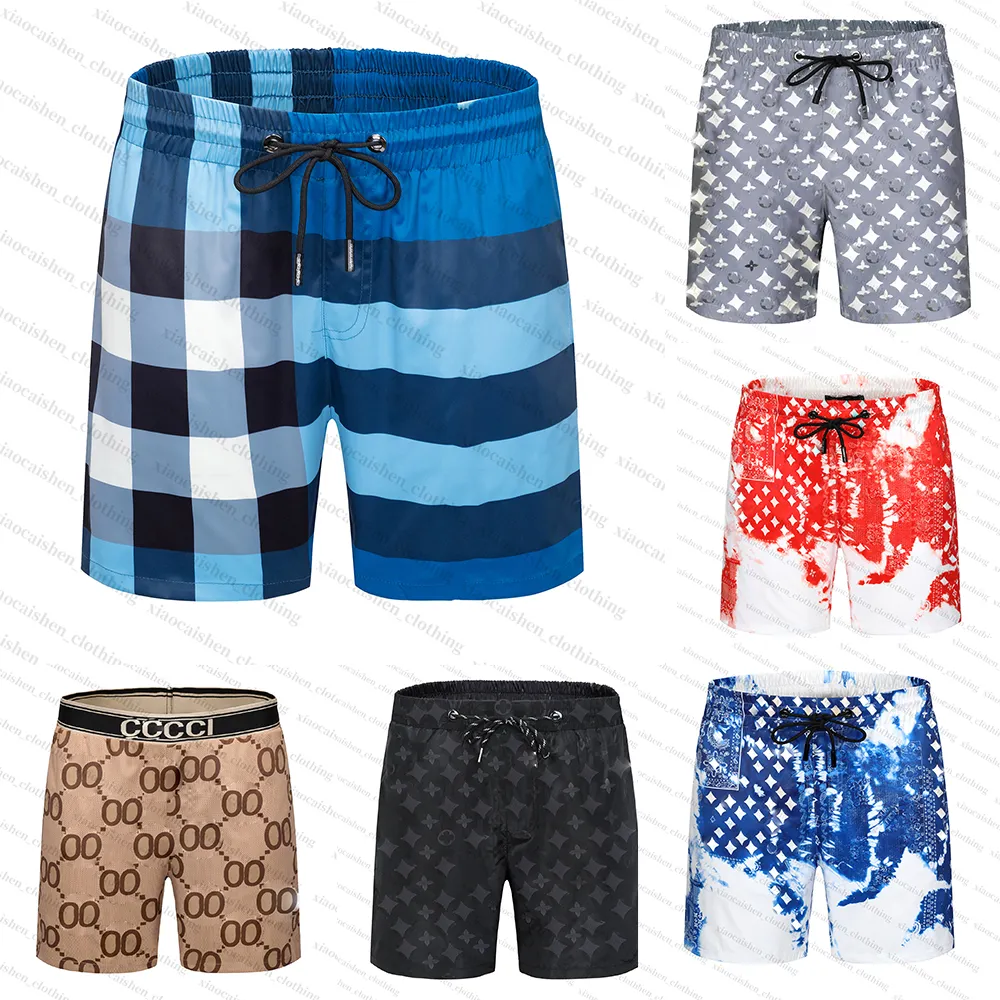 24SS Summer Swimwear Men Pobrot Shorts Wzór litery projektant moda swobodne sport