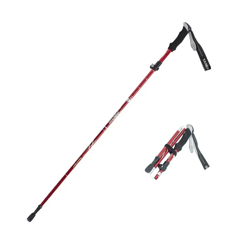 Trekking Poles Aluminum ski camp hiking poles crutches walking ski poles 231109