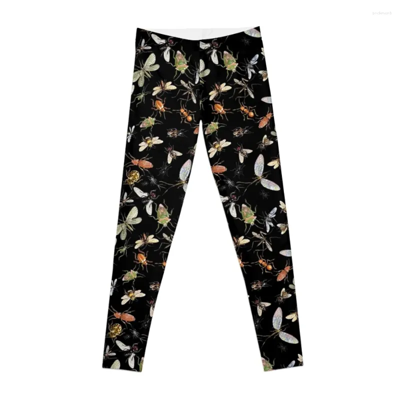 Active Pants Creepy Crawlies: Dark Leggings Yoga