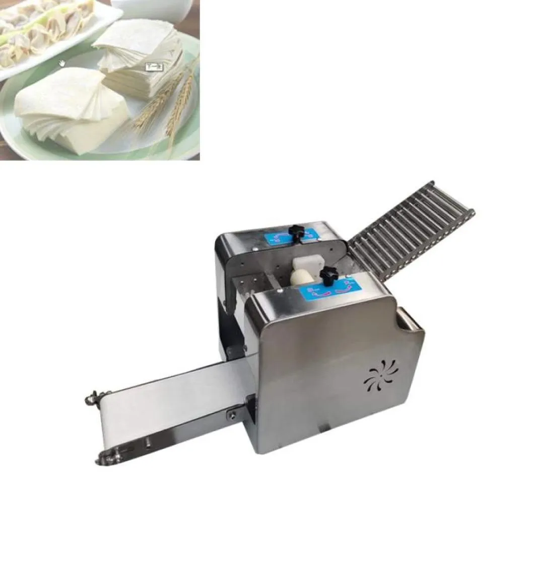 Máquina de fazer pele de massa de bolinho comercial casa wonton máquina de envoltório de pele de bolinho que faz machine5092061