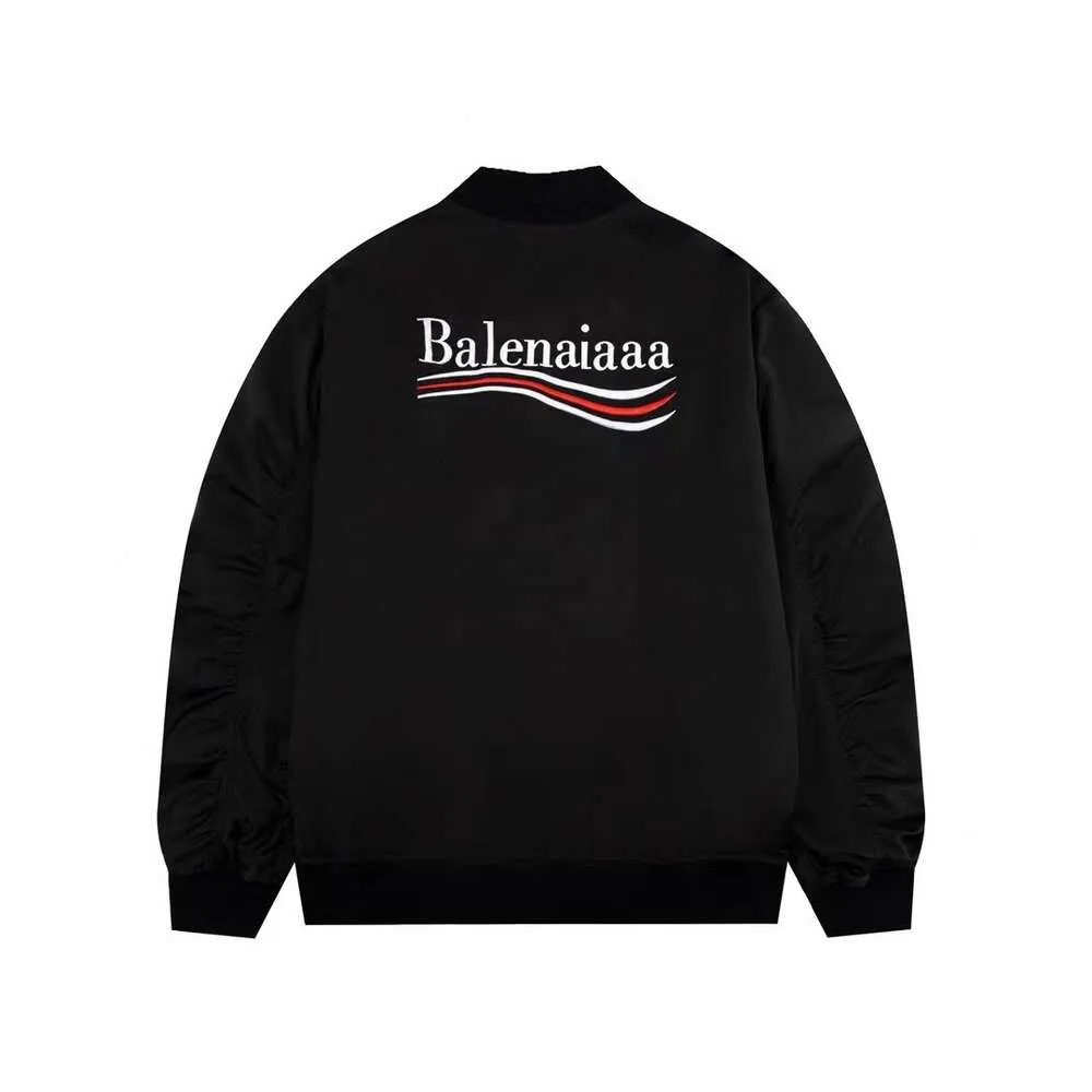 designer B Giacca da uomo giacca corta BB La versione corretta della versione alta Stile parigino lettera cola ricamata giacca unisex giacca tendenza tuta da baseball per famiglie