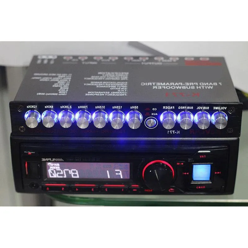 7 Segment Car Audio Equalizer Imdb With EQ Tuning And Crossover