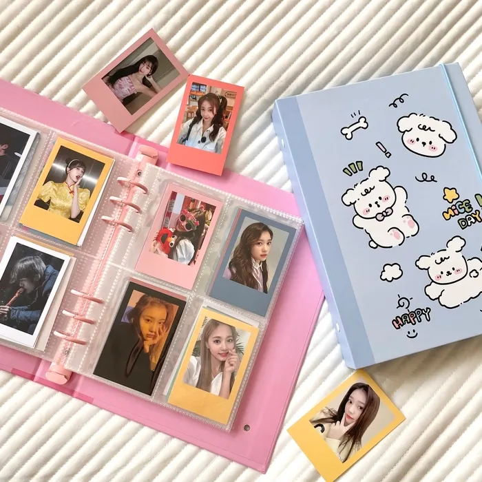 Блокноты Minkys Оригинальный дизайн ins kawaii a5 kpop pocard binder card card carb rek -альбом Hardcover notbonibe notebbook notepbook 230408