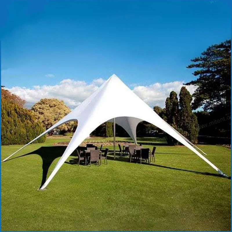 Single Double Pole Star Tent Canopy Tält för utomhusevenemang utomhusfesttält