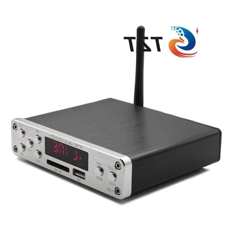 Freeshipping HIFI Amplifier Digital Bluetooth 40 Audio AMP 160W 160W Support U-Disk SD APE FX M-160E-White/Black Sebtl