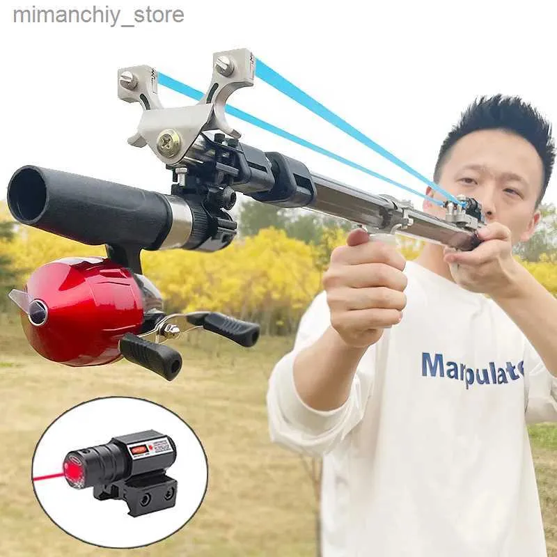 Hunting Slingshots Multifunctional Tescopic Slingshot High Precision  Powerful Fish Shooting Catapult Red Laser Shooting Hunting Outdoor Sports  Q231110 From Mimanchiy, $17.5