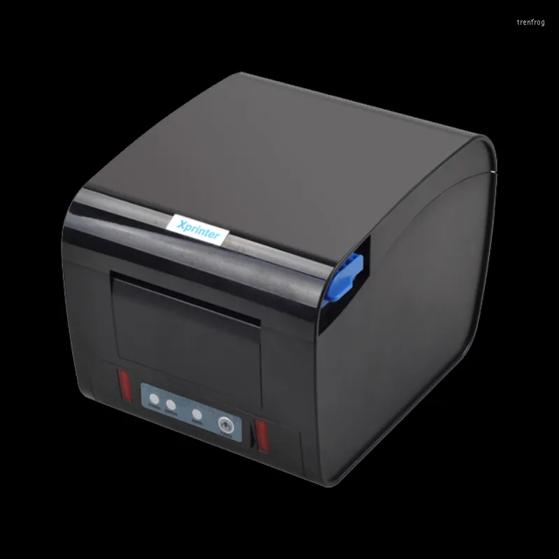 Thermal Label Printer 20mm-80mm Barcode Sticker 230mm/S Speed Auto-Cutter Receipt USB Or Lan Port