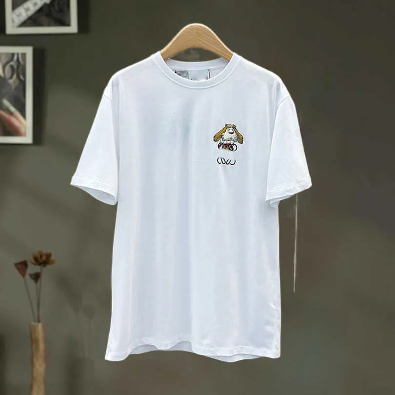 2023 NIEUWE DRAMMEN VAN HOGE KWALITEIT T-shirt shirt Koreaanse zomer losse eenvoudige cartoon paar t-shirt top