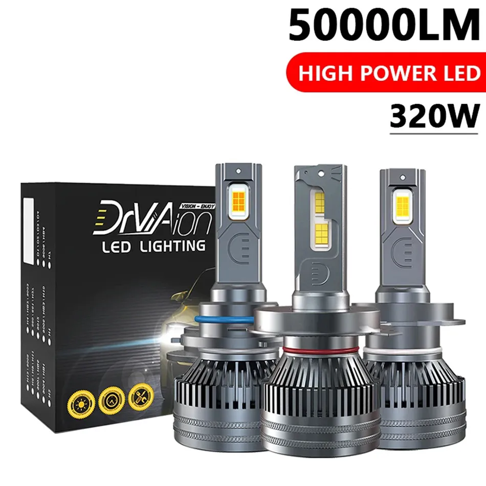 320W High Power 10000LM H7 H4 H11 Auto LED Koplamp H1 H8 H9 HB4 HB3 9005 9006 9012 Turbo lamp 4300K 6000K 8000K Auto Koplampen